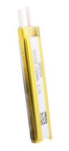 Grepow 250mAh 3.7V Rectangle Shaped Lipo Battery 5212050 Grepow 250mAh 3.7V Rectangle Shaped Lipo Battery 5212050