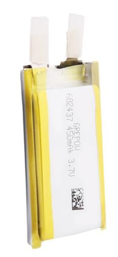 Grepow 450mAh 3.7V Rectangle Shaped Lipo Battery 6824037 Grepow 450mAh 3.7V Rectangle Shaped Lipo Battery 6824037