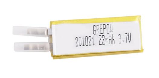 Grepow 22mAh 3.7V Rectangle Shaped Lipo Battery 2010021 Grepow 22mAh 3.7V Rectangle Shaped Lipo Battery 2010021