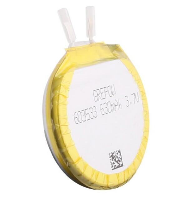 Grepow 3.7V 630mAh 1S1P LiPo Round Shaped Battery 6035033 Grepow 3.7V 630mAh 1S1P LiPo Round Shaped Battery 6035033